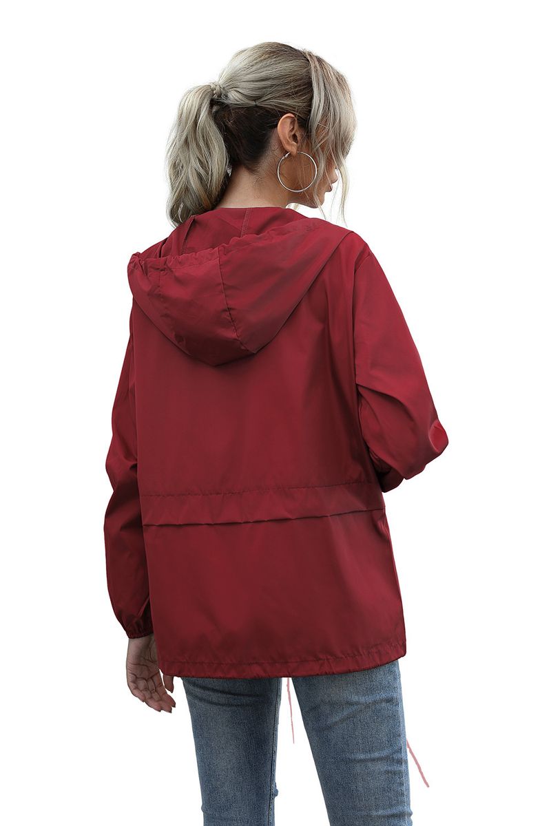 Women's Zipper Hoodie Lightweight Outdoor Hiking Raincoat Jacket Jacket Ready in Stock_autovado.com