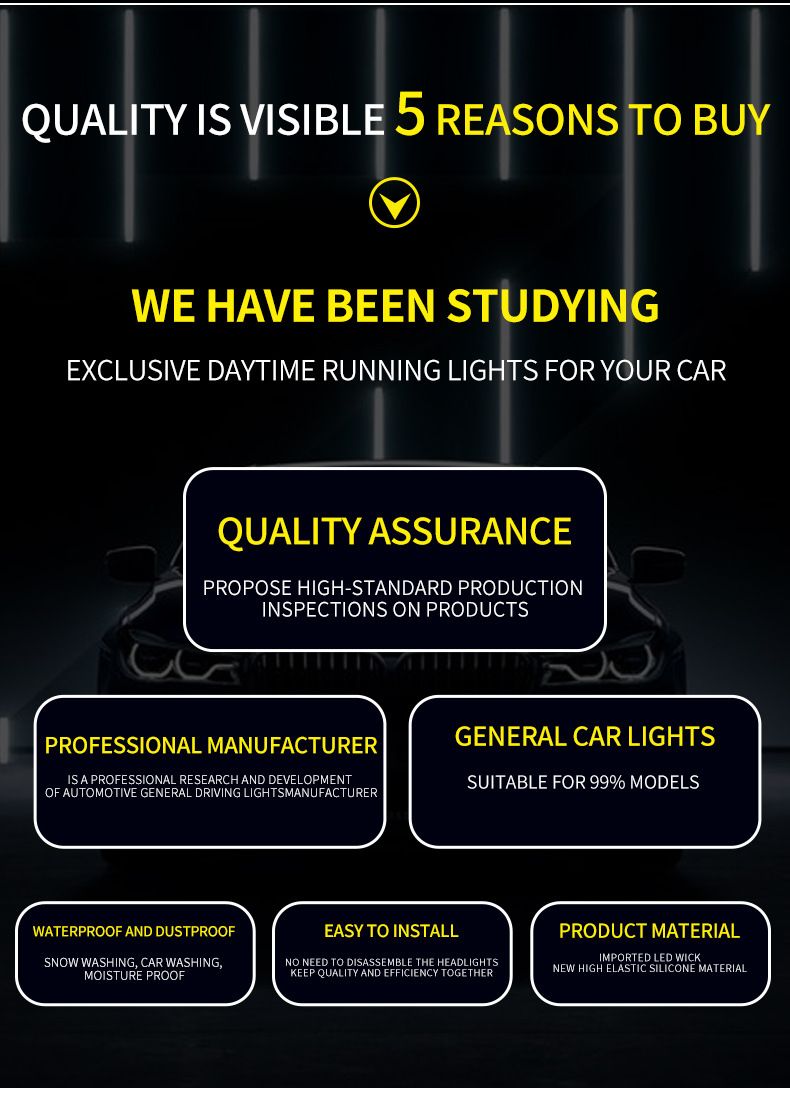 Car Ultra-Thin LED Daytime Running Guide Flowing Dual Color With Turn Signal Universal Silicone Decorative Light Strip_autovado.com