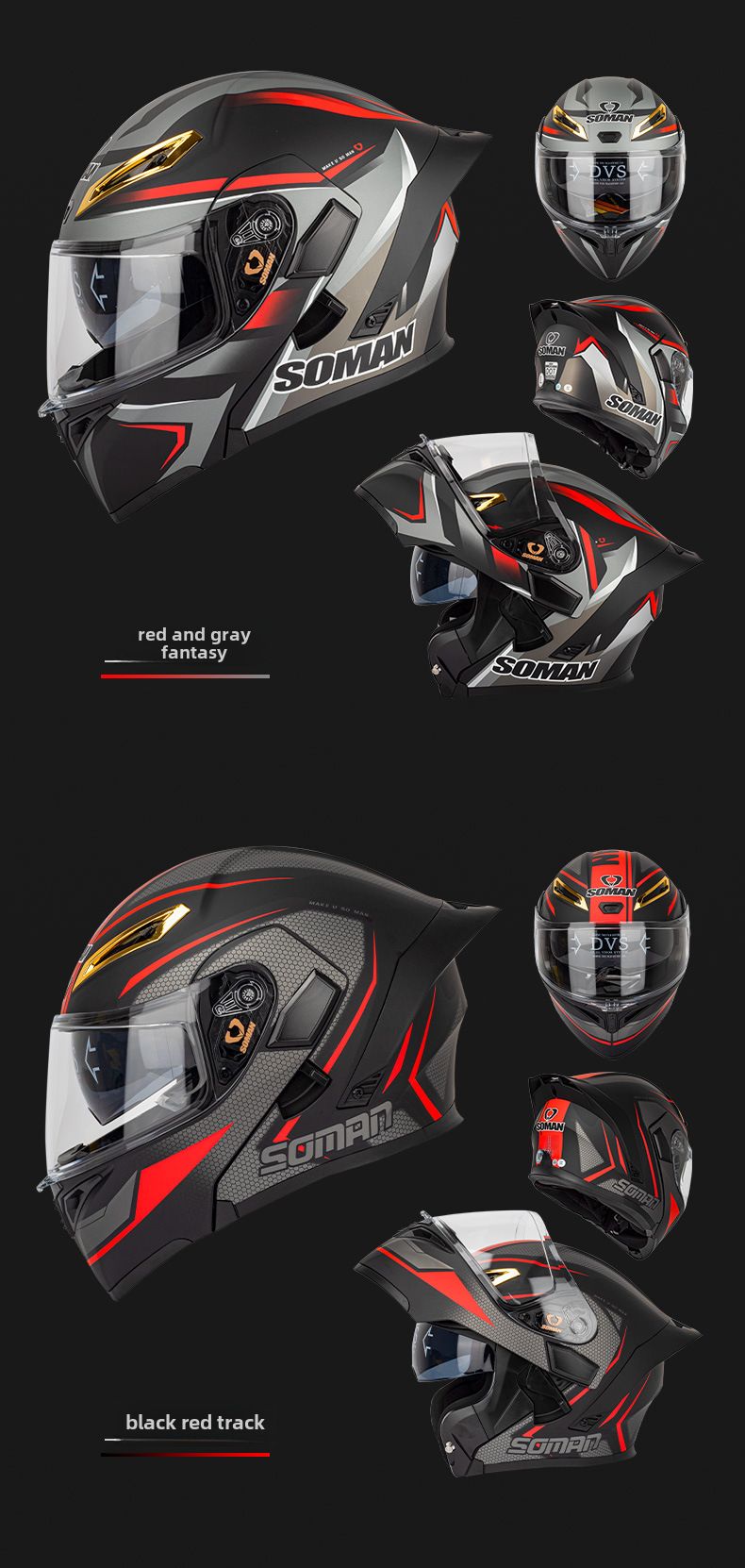 Double lens visor helmet four seasons riding warm safety helmet_autovado.com