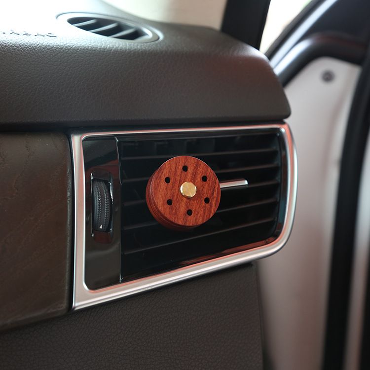 New Perfume Solid Wood Vehicle Mounted Air Outlet Diffuser Creative Car Fragrance Essential Oil Fragrance Folder Essential Oil Fragrance Stone_autovado.com