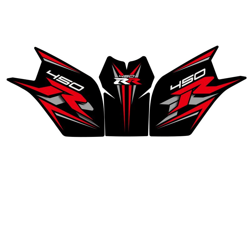 Suitable For Kaiyue 450RR Fuel Tank Wear And Anti Slip Fishbone Protective Sticker, Decorative Decal Print, Modified_autovado.com