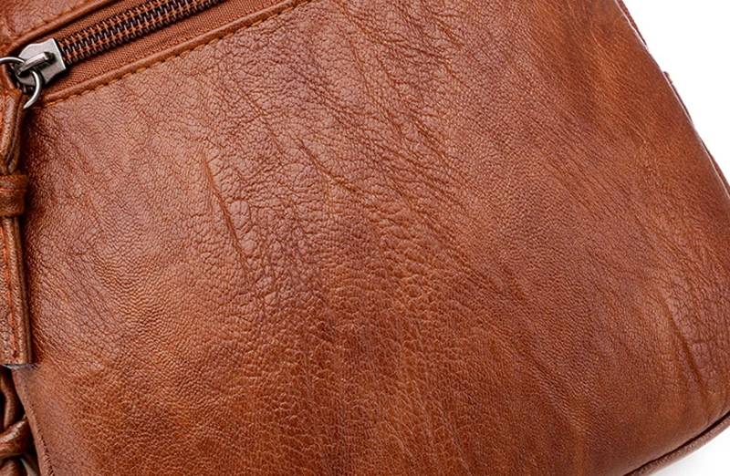 Multi-Functional Soft PU Leather Small Shoulder Bag For Women Vintage Fashion Crossbody Bag Female Purse Cell Phone Handbag_autovado.com