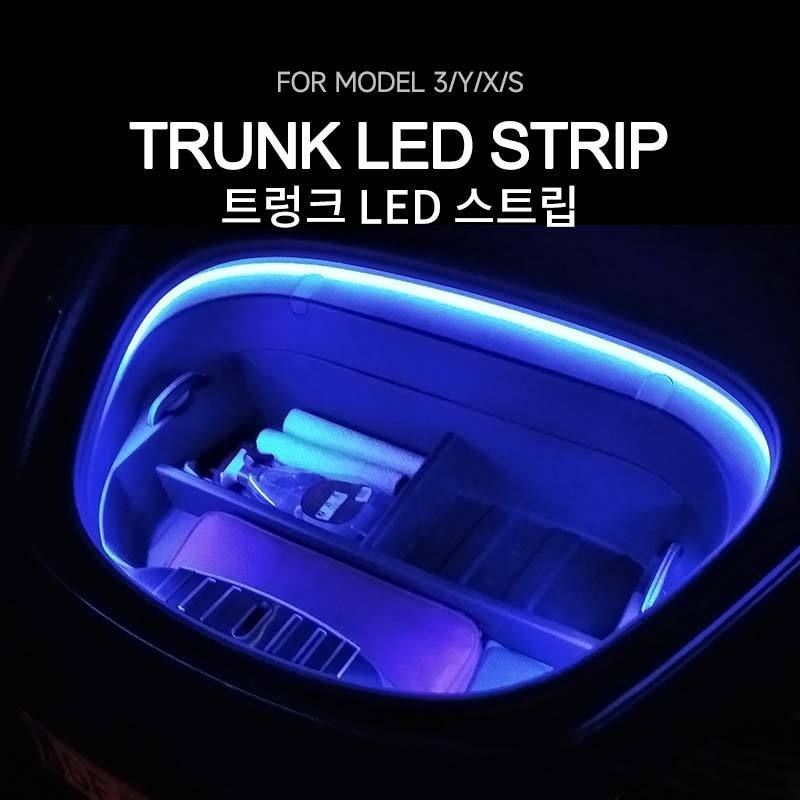 Suitable For Tesla 3/Y/S/X Front Trunk LED Decorative Super Bright Waterproof Light Strip_autovado.com