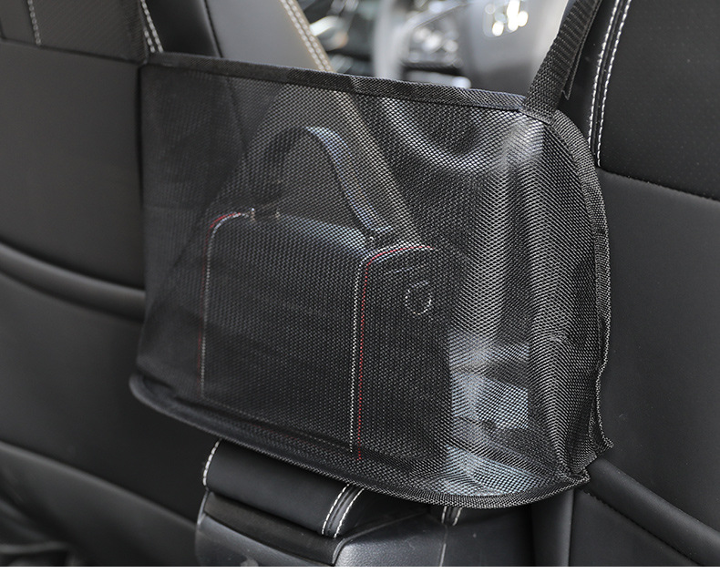 Hanging Central Control Isolation Net Pocket Multi-Functional Storage Organizer Bag For Car Interior Decoration_autovado.com
