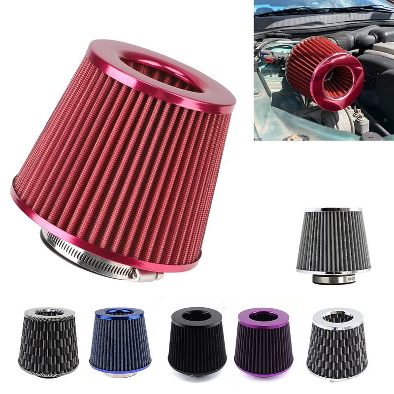 Car Modification 76mm High-flow Air Filter, Modified Mushroom Head Filter, Winter Mushroom Head Exhaust Gas Filter_autovado.com