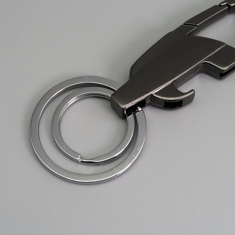 Multifunctional Creative Bottle Opener Knife Keychain Men's Business Waist Hanging Zinc Alloy Laser Engraved Key Ring_autovado.com