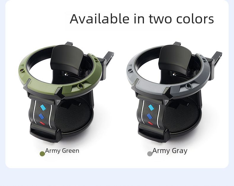 Car water cup holder car air conditioning outlet beverage holder milk tea cup holder ashtray fixing bracket with Hook_autovado.com
