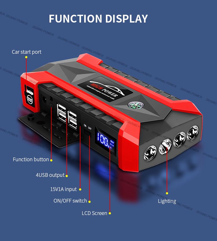 Emergency Car Starter Backup Power 12V_autovado.com