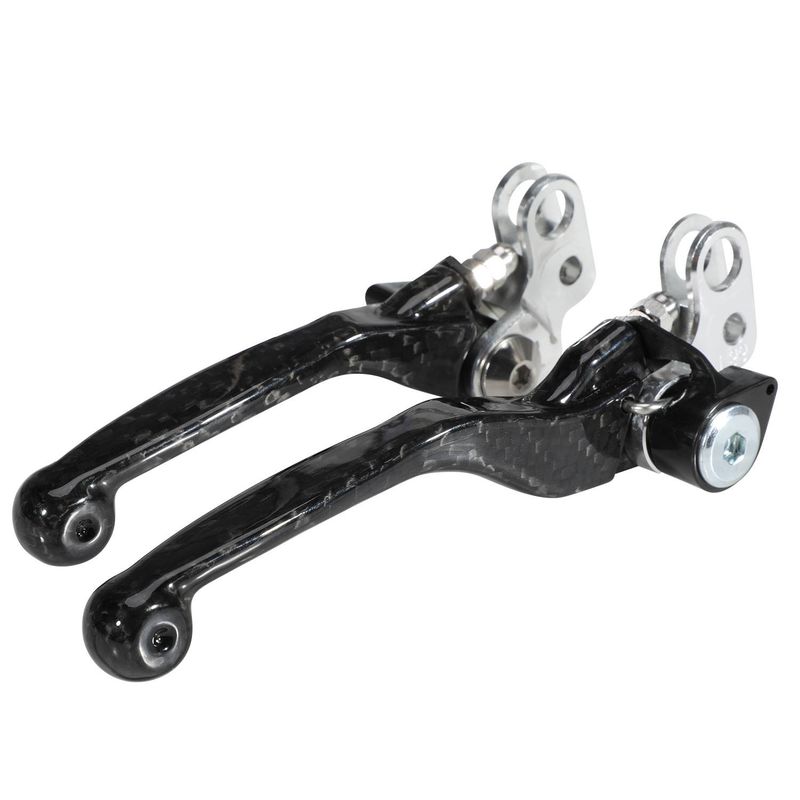 Carbon Fiber Motorcycle Brake & Clutch Levers - Lightweight & Durable Upgrade For Enhanced Control (Compatible With Multiple Models)_autovado.com
