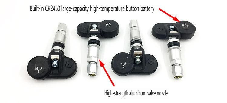Solar-Powered Wireless TPMS For Cars - Hidden Windshield-Mounted Tire Pressure Monitoring System With Real-Time Alerts & Temperature Sensor_autovado.com