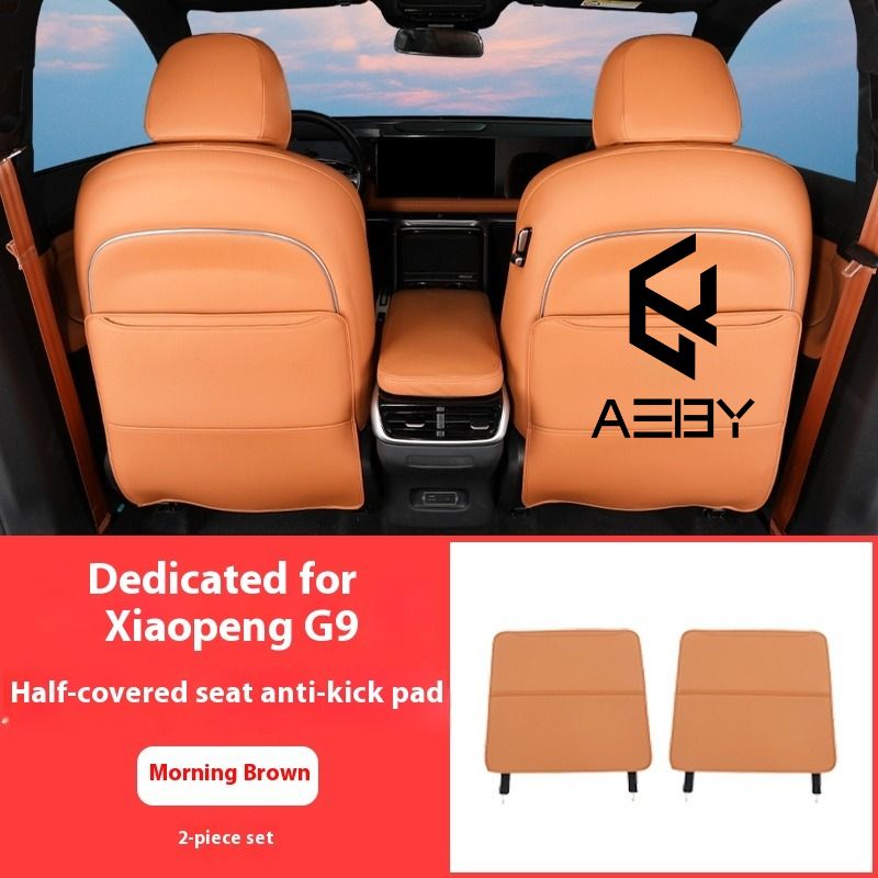 AEBY Car Anti-Kick Mats In The Rear Seats For XPENG G9 2022-2025 Dirt-Resistant And Wear-Resistant Modified Interior_autovado.com