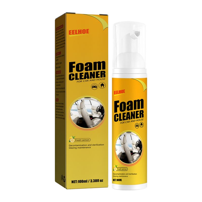 Multifunctional Foam Cleaner Car Interior Decontamination Seat Steering Wheel Cleaner_autovado.com