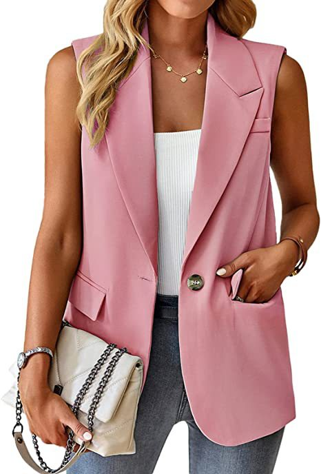 Women's Casual Fashion Temperament Suit Vest For Women_autovado.com
