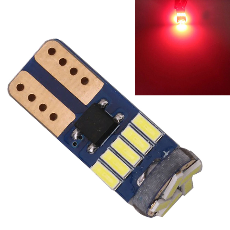 Fuzhongfu T10 4014 W5W LED Canbus Error Free Car Wedge License Plate LED Light Lamp Bulb_autovado.com