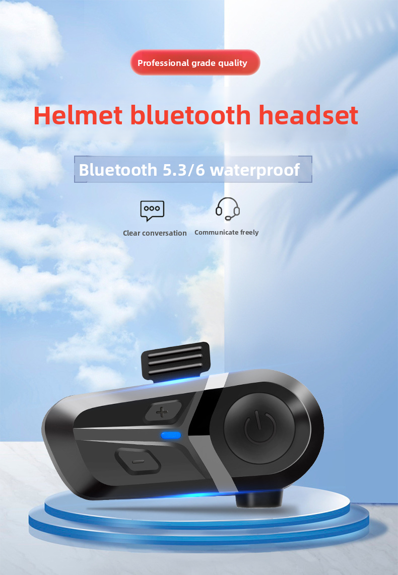 Full Face Hard Wheat Motorcycle Bluetooth Helmet Headset_autovado.com
