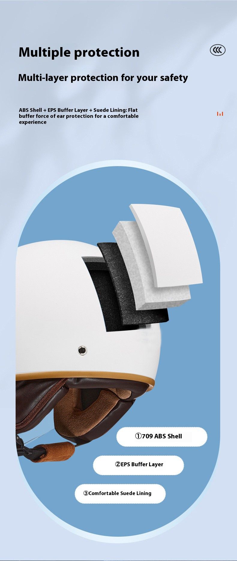 3/4 Motorcycle Helmet With Bluetooth & Cat-Ear Design – Lightweight ABS Shell, 3C Certified, Transparent Visor (Unisex Adult)_autovado.com