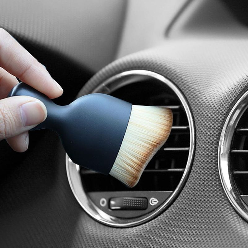 Car Interior Soft Bristle Brush, Instrument Panel Air Outlet Gap Dust Removal, Home Office Detail Cleaning Tool_autovado.com