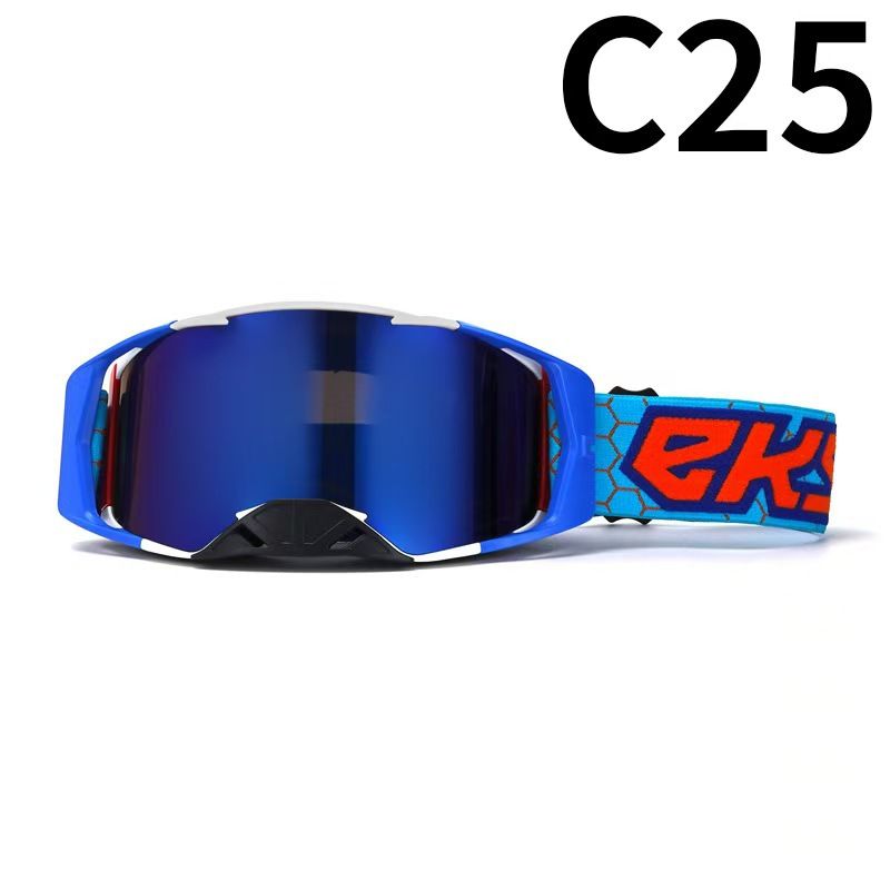 Motorcycle Goggles For Off-Road Riding – Windproof & Anti-Dust Sports Sunglasses With Interchangeable Lenses_autovado.com