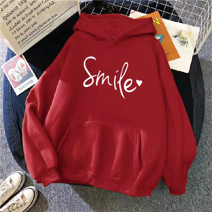 Women's clothing 2023 new autumn letter hooded loose ladies sweatshirt women's tops _autovado.com
