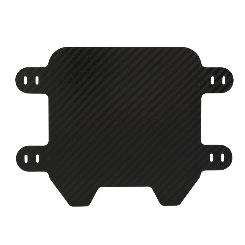 Carbon Fiber Front Fender Number Plate For Off-Road E-Bike & Motorcycle Customization - Lightweight & Durable - 22.3x15.9x1cm (S-20-QF Model)_autovado.com