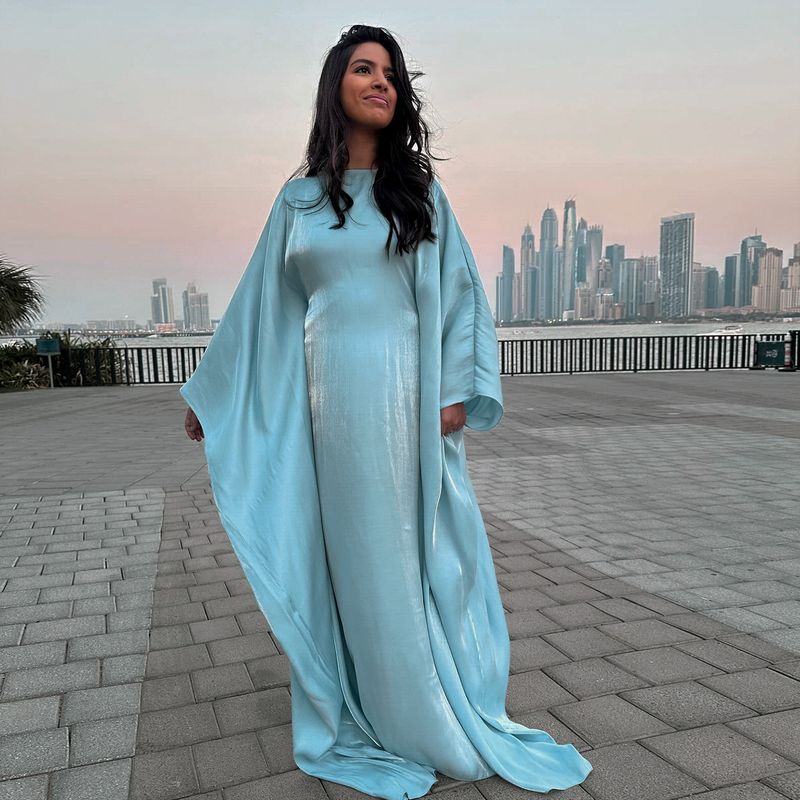Women's Clothing Dubai Spring Summer Party Glitter Cloth Dress Robe LR770_autovado.com