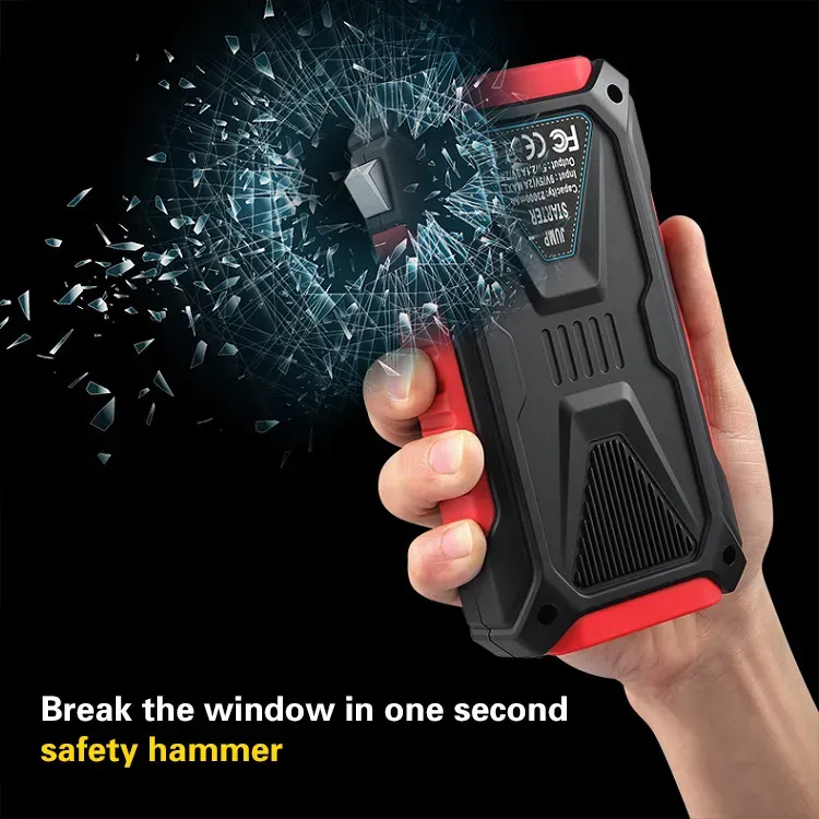 Portable Car Jump Starter 2000A Peak 28000mAh Vehicle Battery Starting Tools Multifunctional Emergency Outdoor Mobile_autovado.com