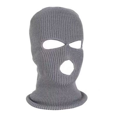 Autumn Winter Yuanbao Needle Three-Hole Knitted Candy Color Wool Hat Head Wrap Neck Warmer Outdoor Cycling Windproof_autovado.com