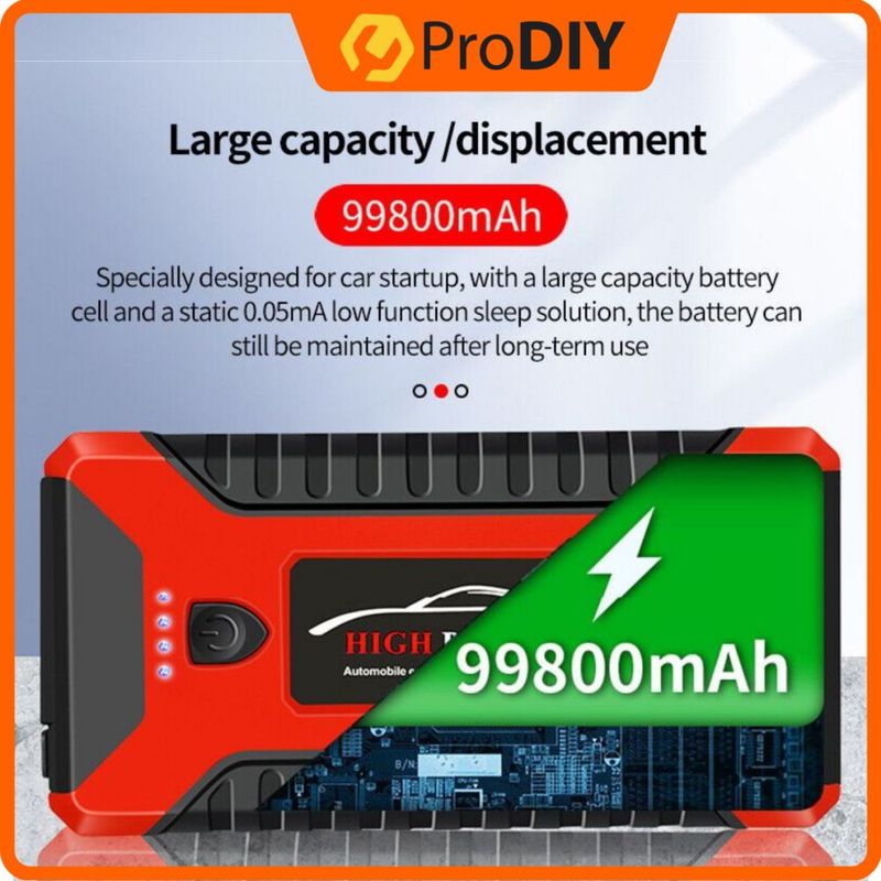 7 Starter Automobile Emergency Mobile Power Bank Car Jump Start Multifunction 99800mAh Without Pump_autovado.com