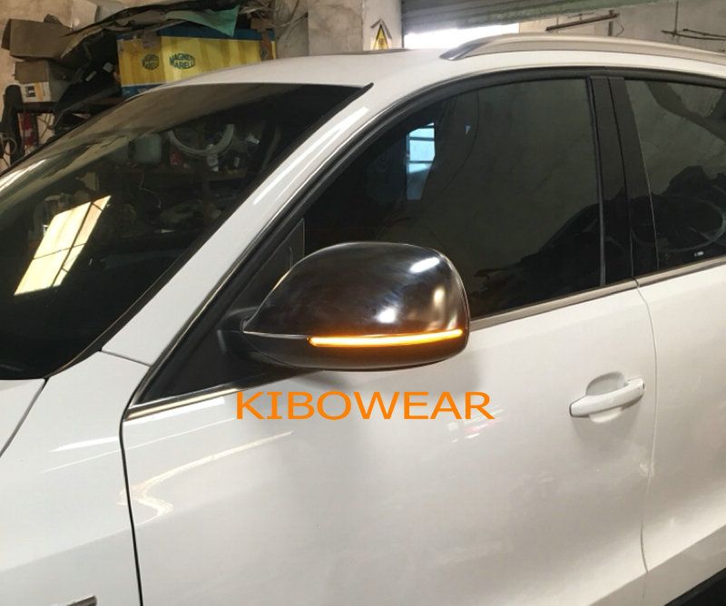 Kibowear for Q5 SQ5 8R Q7 4L Dynamic Blinker LED Turn Signal Side Mirror Lights indicator 2010 2011 2012 2013 2016_autovado.com