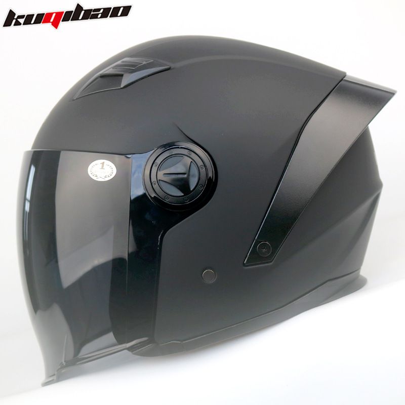 Motorcycle Helmet With Bluetooth Intercom, 3/4 Open Face Design, Dual Visor, 3C Certified, ABS Material, Multiple Color Options_autovado.com