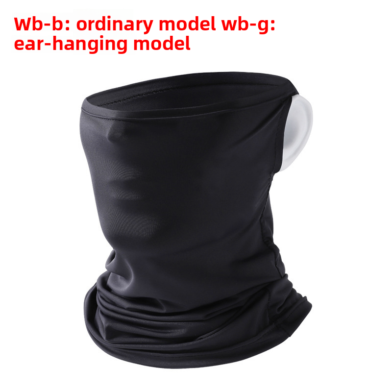 Ice Silk Sun Protection Neck Gaiter Summer Outdoor Headscarf Triangle Scarf Breathable Ear Hanging Face Head Cover_autovado.com