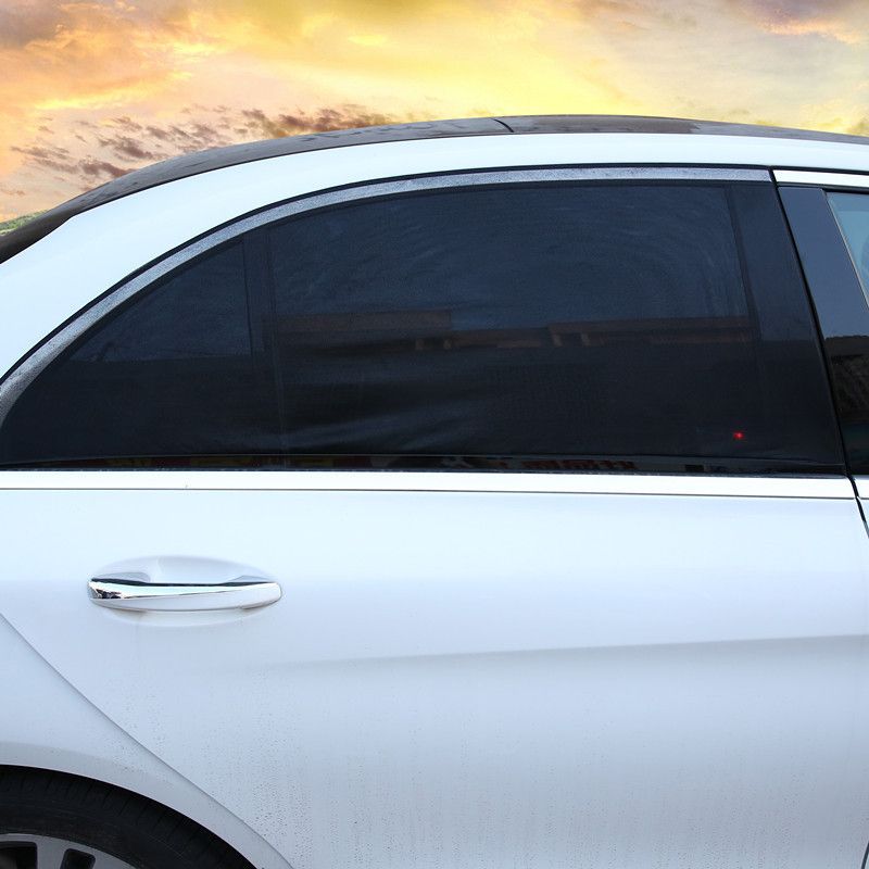 Car sunshade Sun shade Sun insulation window anti-mosquito screen net Car privacy inside the car shade car side curtain_autovado.com