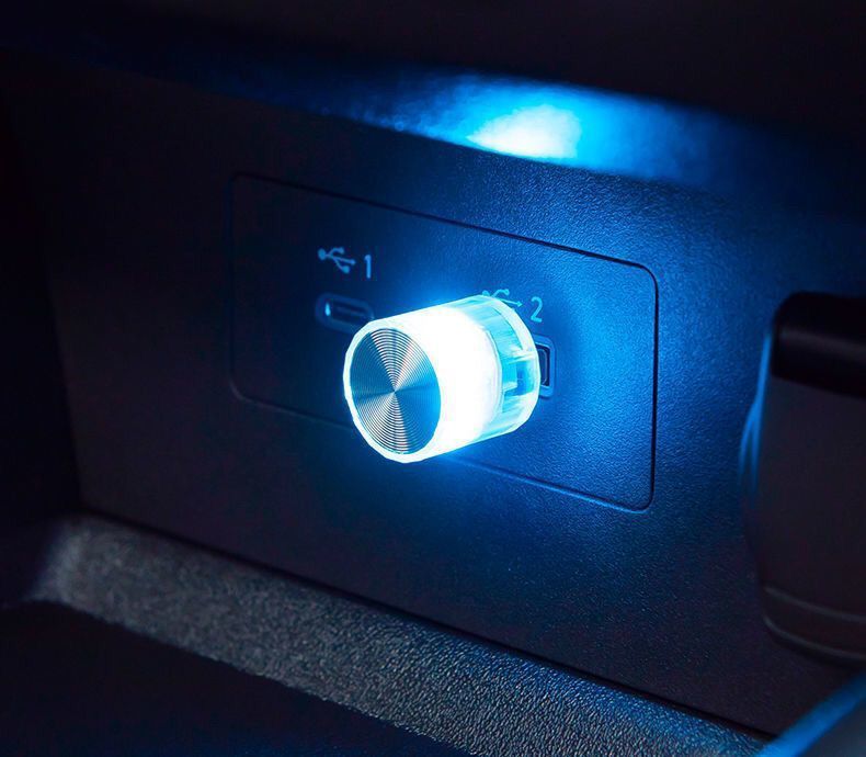 LED Atmosphere Mini Plug-in Night Home Car Colorful Ambient USB Small Light_autovado.com