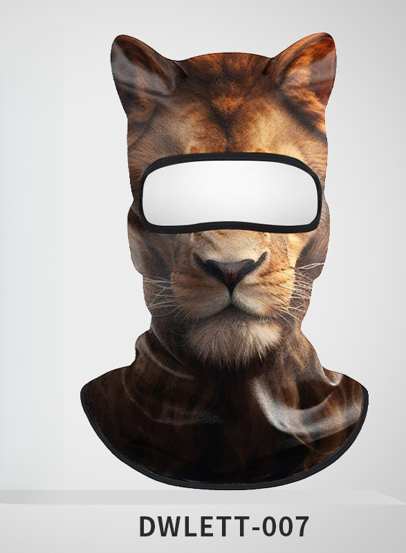 Sun Quick-Dry Motorcycle Dustproof Sunshade Breathable Face Mask Animal Series UV Protection Ice Silk Head Cover_autovado.com