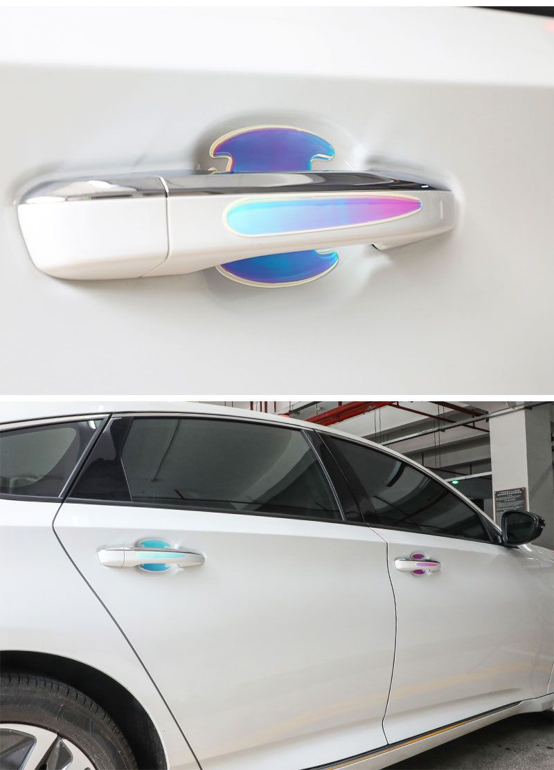 Door Handle Anti Nail Cover Scratch, Night Light, Car Door Bowl Sticker, Paint Surface Protection Film Decoration_autovado.com