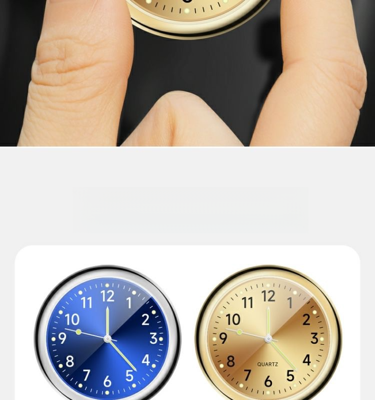 Car Dashboard For Cars, Motorcycles, Electric Vehicles, Waterproof High-Precision Electronic Watch, High-End Air Vent_autovado.com