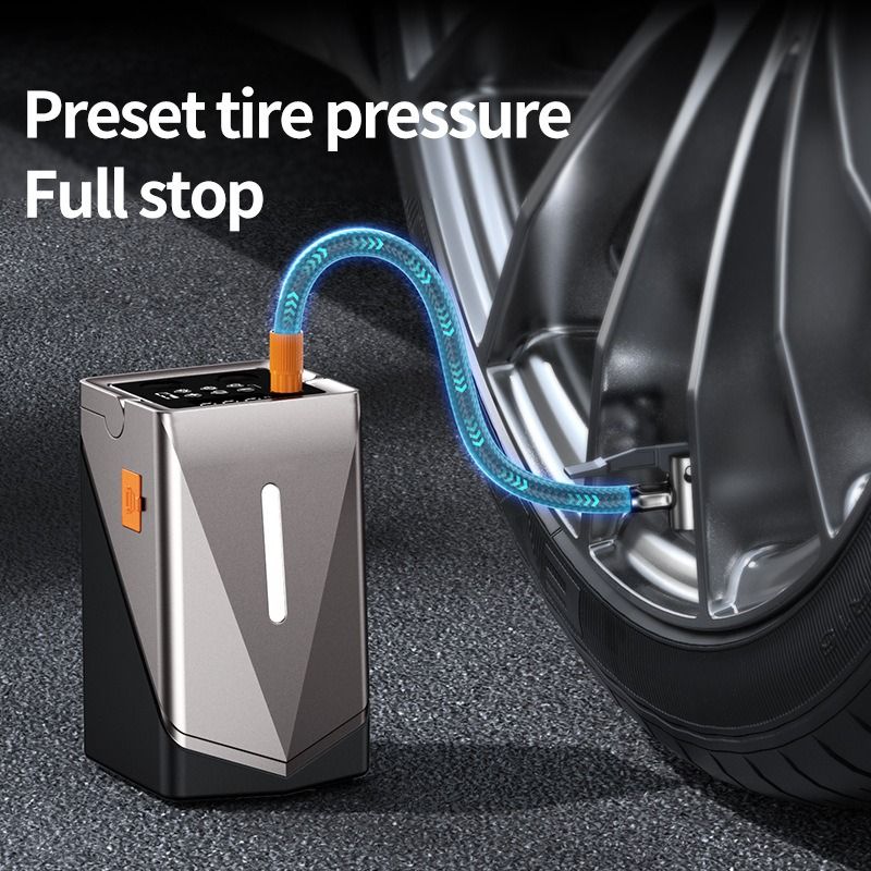 All-in-one Auto Emergency Start Power Bank Inflation Pump Suction/Blow Multifunctional Car Jump Starter Booster Air_autovado.com