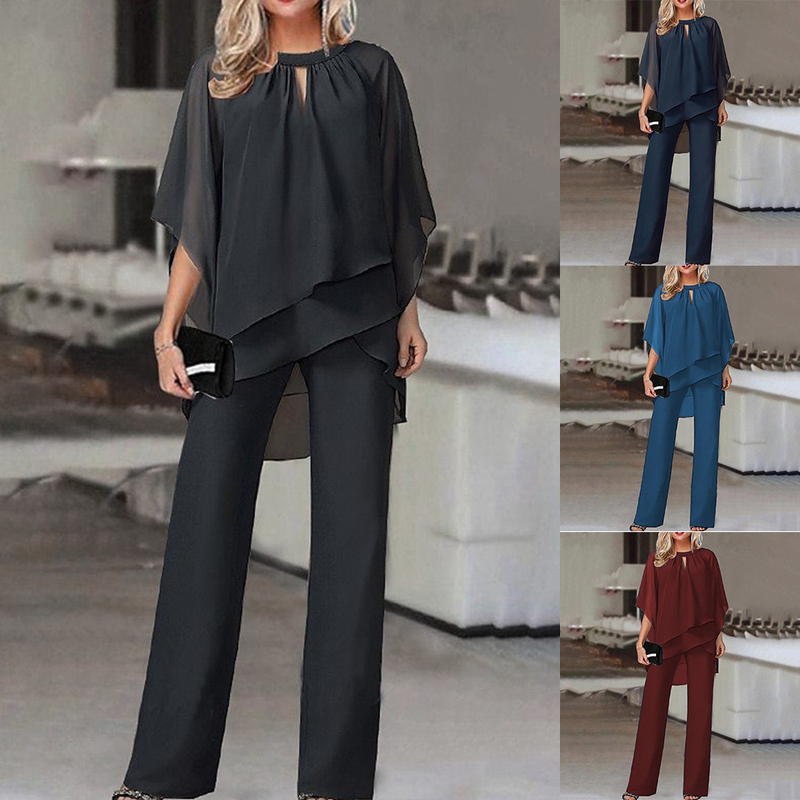 Women's Clothing hot-selling new European and American fashion solid color loose casual irregular suit_autovado.com