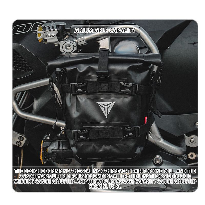 For R1250GS R1250 GS ADV R 1250GS Adventure GSA Motorcycle Frame Crash Bars Waterproof Bag Bumper Repair Tool Placement Bag_autovado.com