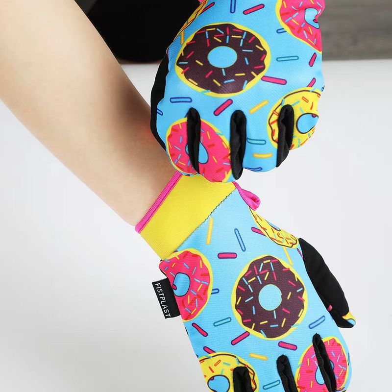 Fistplasma Sports Gloves, Four Season Donuts, Men's Women's Touch Screen, Skiing, Driving, Cycling, And Outdoor Driving_autovado.com