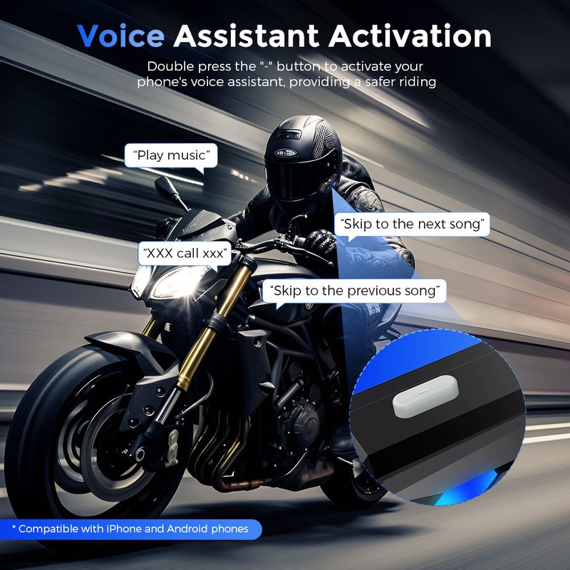GEARELEC X11 Motorcycle Bluetooth Helmet Hands Free Call IPX6 Waterproof 1000mAh Headset Speakers HiFi Stereo RGB Light_autovado.com