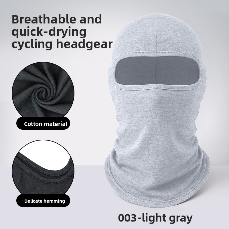 New Cycling Sun Protection Mask Neck Guard Full Cotton Dustproof Breathable Head Cover Sunshade Motorcycle Helmet Liner_autovado.com