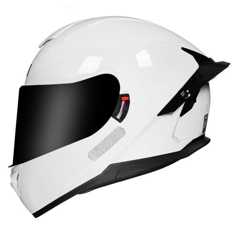 DOT Certified Motorcycle Helmet With Dual Visor & Bluetooth – Full Face ABS Helmet For Men & Women – UV Protection & Aerodynamic Design_autovado.com