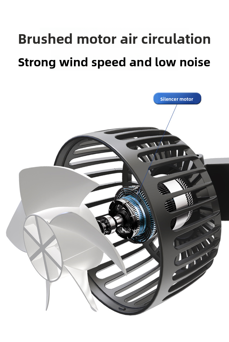 F4207 Rear Dual Head Fan USB Car Vehicle Use_autovado.com