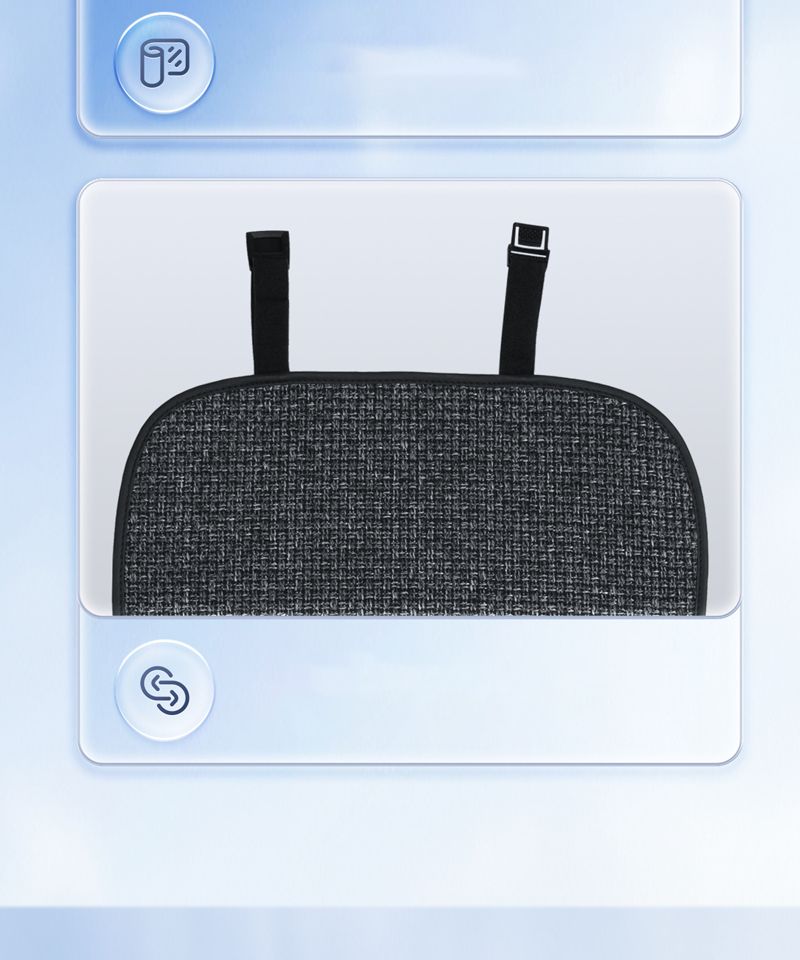 For Tesla Model Y/Model 3/2024 M3 Linen Cover Cushion Four Seasons Breathable And Comfortable Seat Car Interior_autovado.com