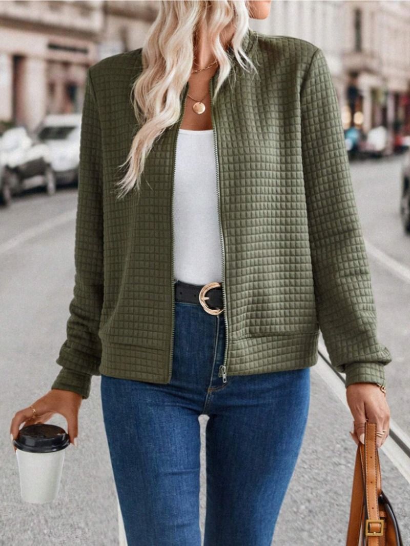 Women's Clothing New Fashion Long sleeved Small Style Tops and Jackets_autovado.com