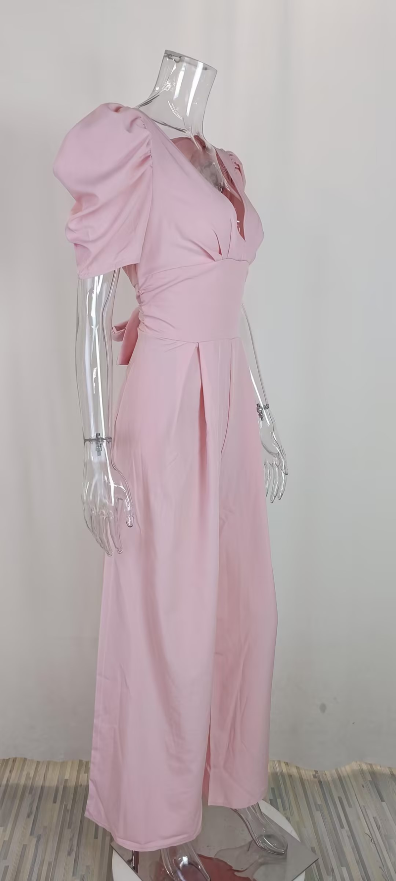 Women's fashion fashion elegant plus size wide leg jumpsuit_autovado.com
