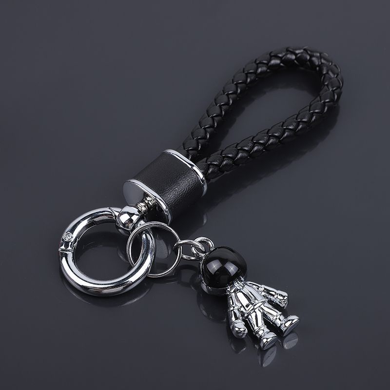 Car Key Chain Pendant Women's Men's High End Personality Creative Braided Leather Car Key Chain Cute Ins Internet Celebrity_autovado.com