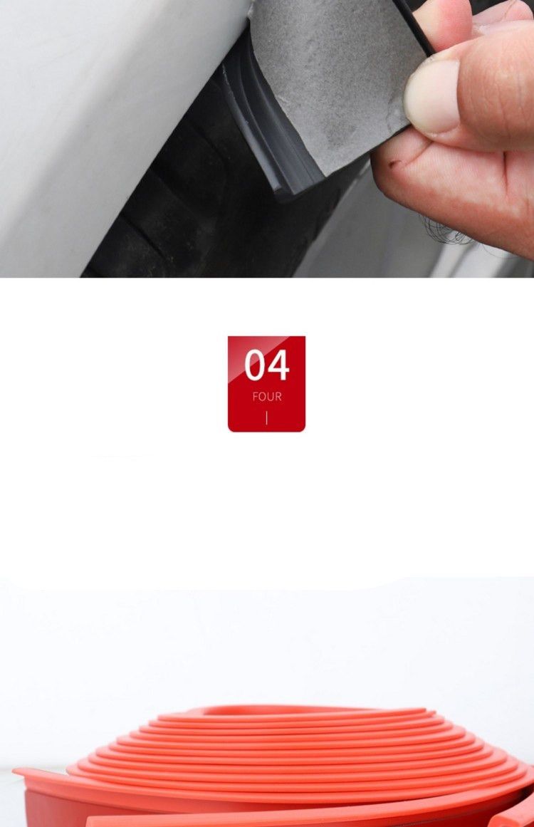 Universal Wide Body Carbon Fiber Anti-Scratch Sticker Decorative Rubber Wheel Arch Car Anti-Collision Strip_autovado.com