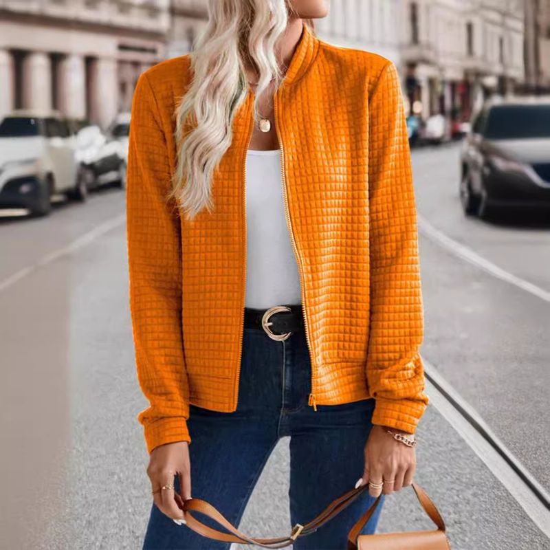Women's Clothing New Fashion Long sleeved Small Style Tops and Jackets_autovado.com